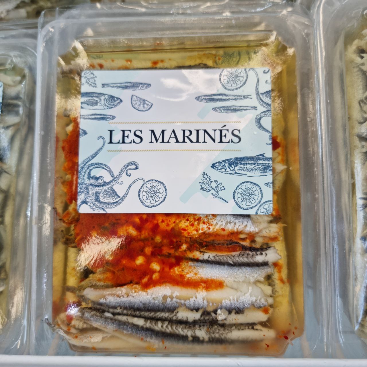 Les Marines Anchovies in Chili Oil 200g