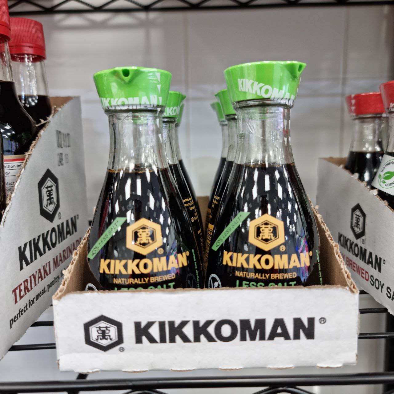 Kikkoman Less Salt Soy Dispenser 150ml