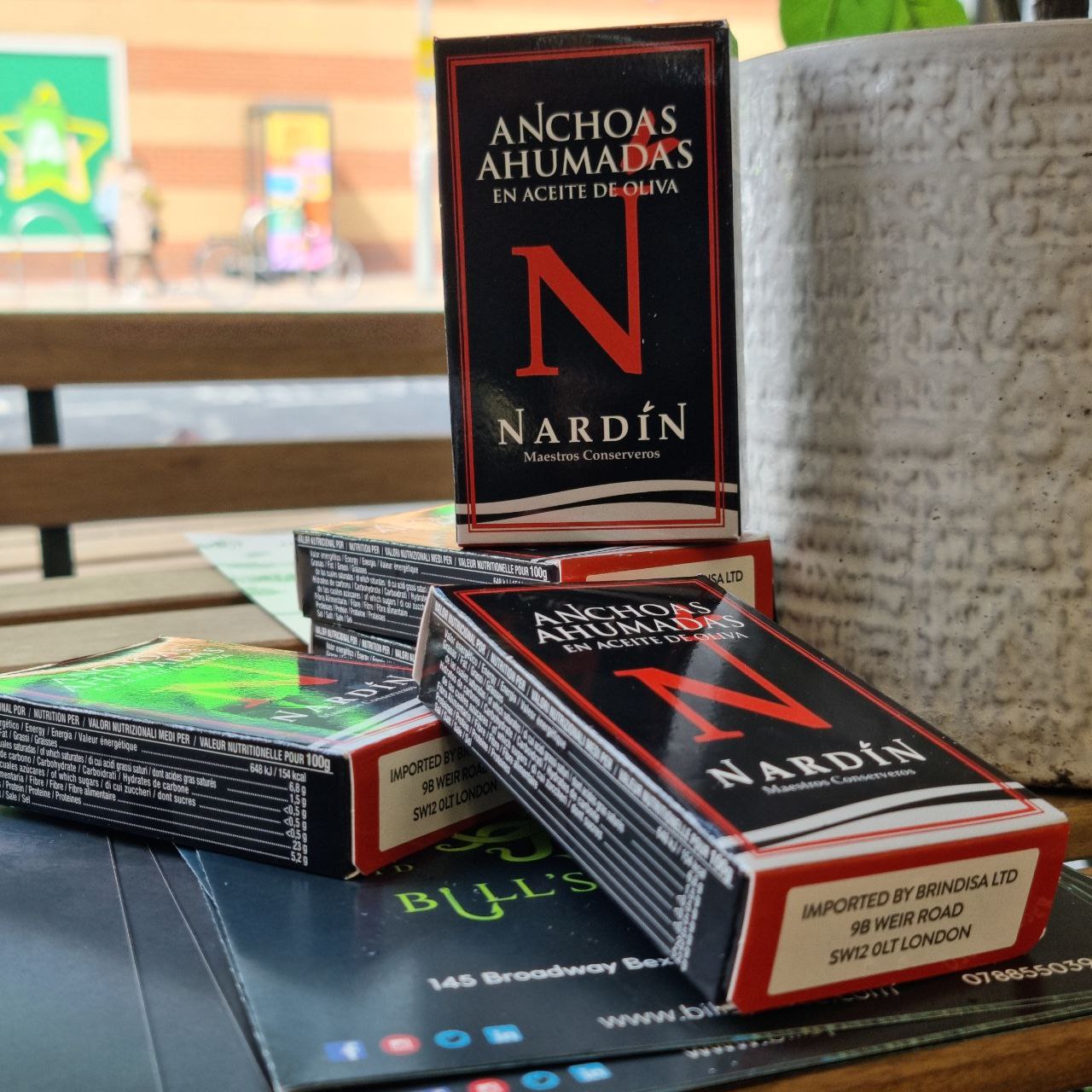 Nardin Smoked Anchovy Fillets 100g